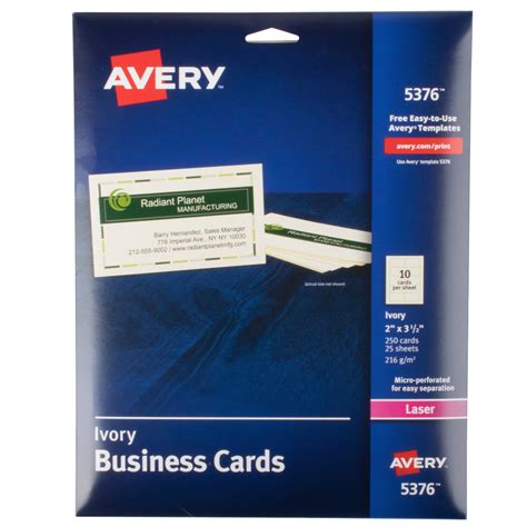 Avery 5376 Template